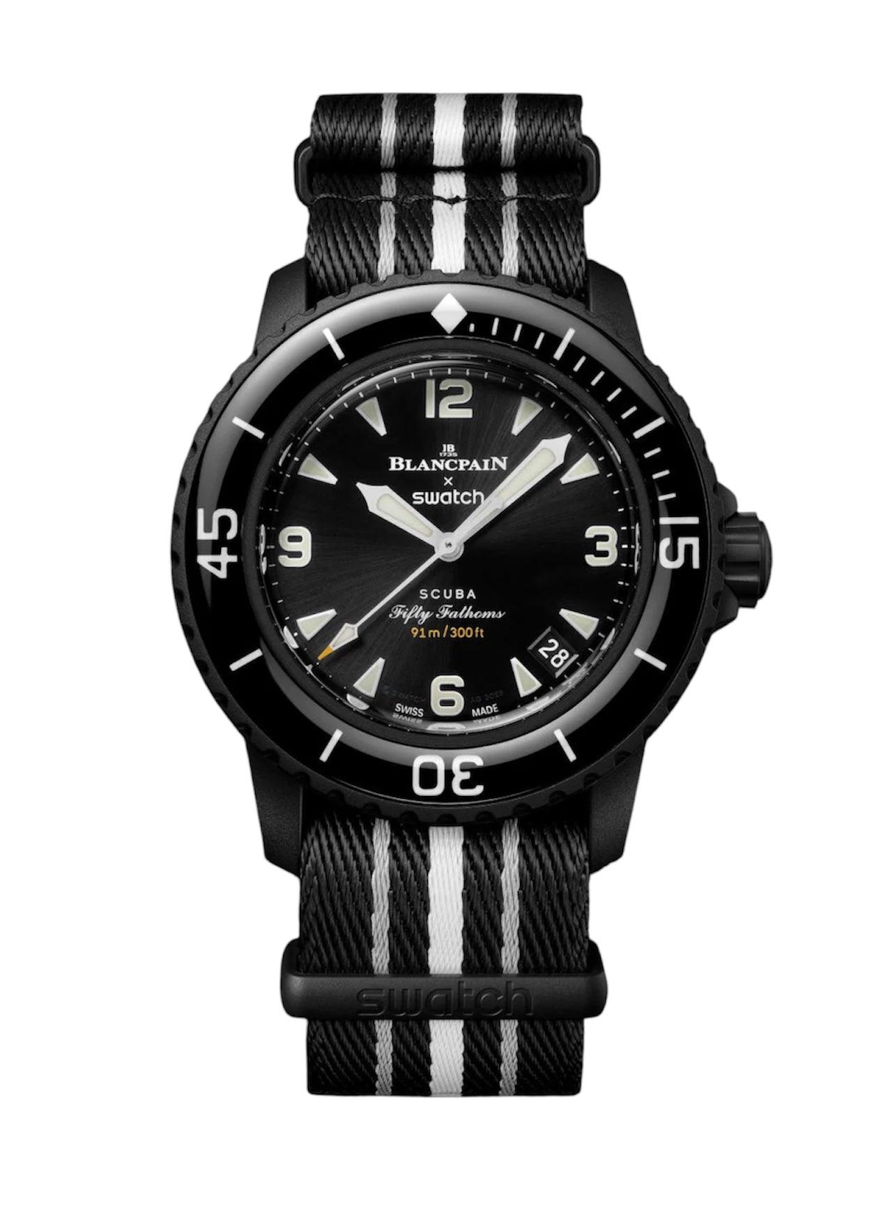 Blancpain X Swatch Fifty Ocean Of Storms Fifty Fathoms (SO35B400