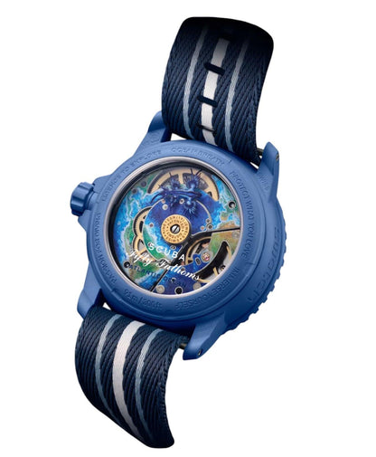 Blancpain X Swatch "Atlantic Ocean" Fifty Fathoms"  SO35A100