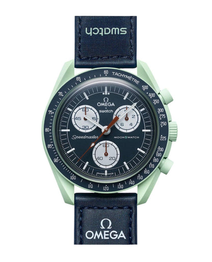 Swatch x OMEGA MoonSllectiwatch Coon: Mission on Earth SO33G100
