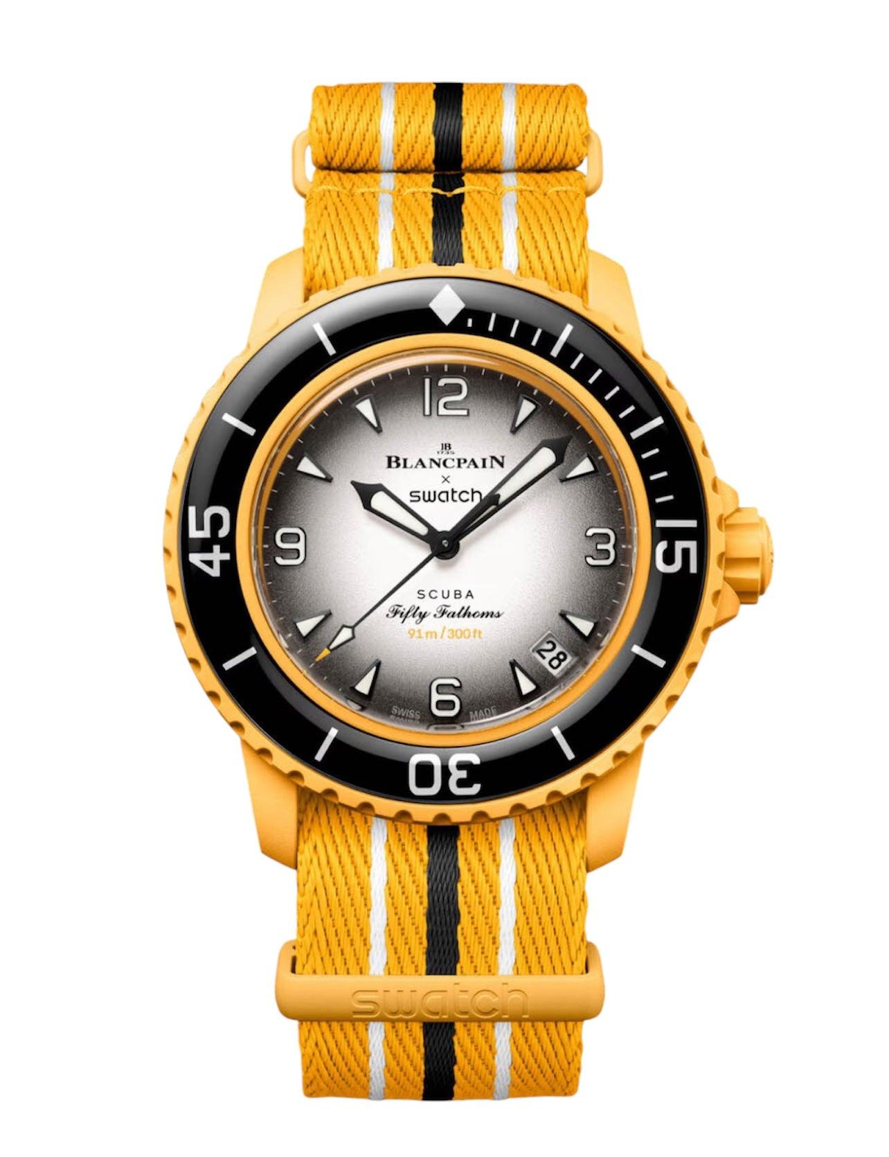 Blancpain X Swatch "Pacific Ocean" Fifty Fathoms SO35P100C