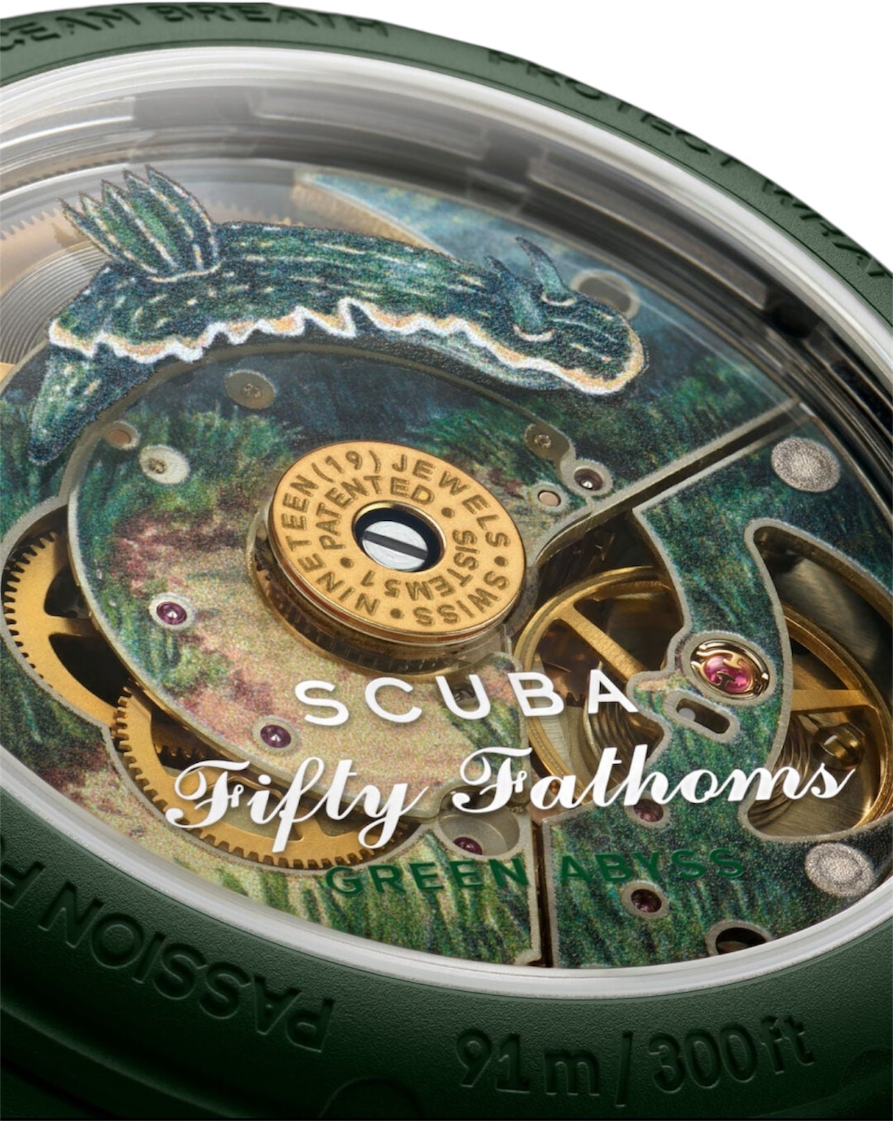 Blancpain x Swatch Fifty Fathoms Green Abyss