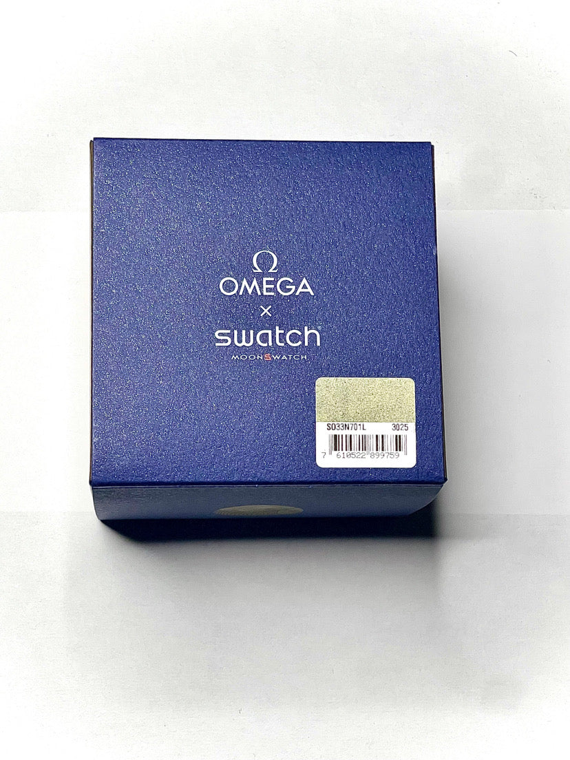 Swatch X Omega Moonswatch Mission To Earthphase Moonshine Gold