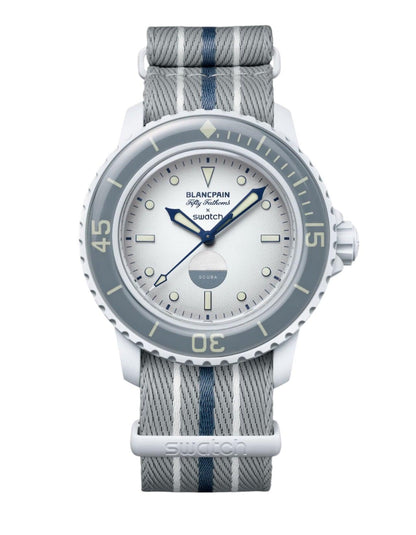 Blancpain X Swatch "Antarctic Ocean" Fifty Fathoms SO35S100