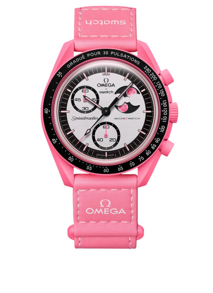 Swatch x Omega Moonswatch Mission to the Pink Moonphase