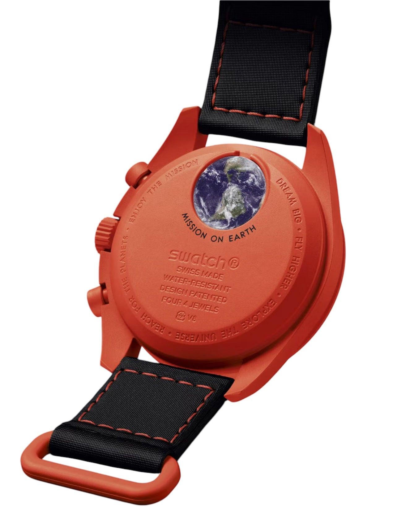 超美中古 moonswatch mission on earth LAVA Omega x Swatch Mission On Earth Lava MoonSwatch Mission To
