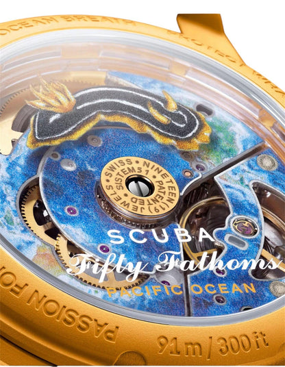 Blancpain X Swatch "Pacific Ocean" Fifty Fathoms SO35P100C