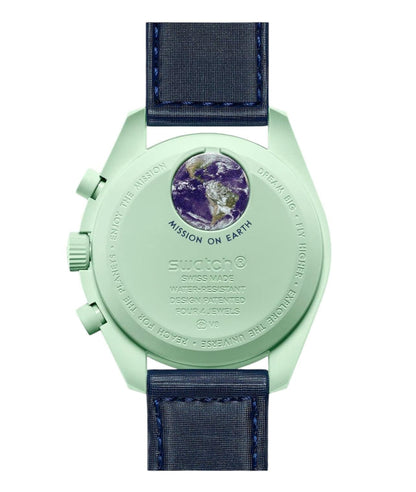 Swatch x OMEGA MoonSllectiwatch Coon: Mission on Earth SO33G100