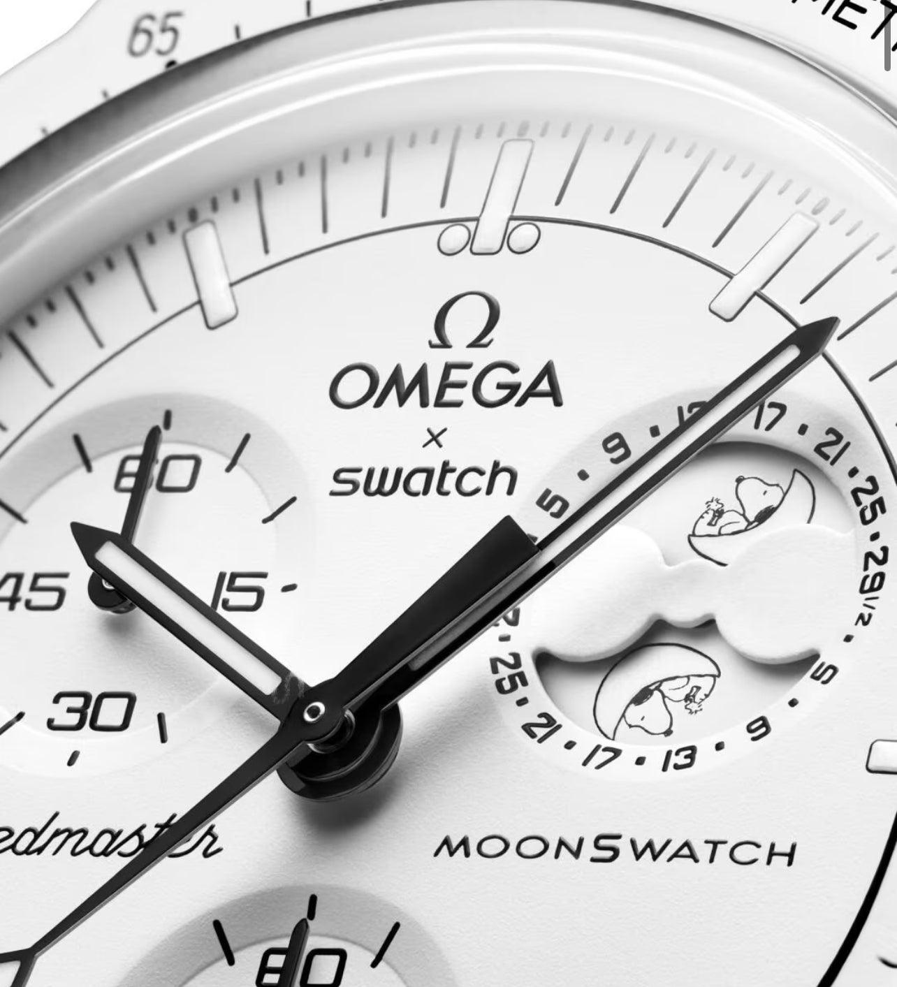Swatch x Omega MoonSwatch White Snoopy – Limited Edition Moonphase