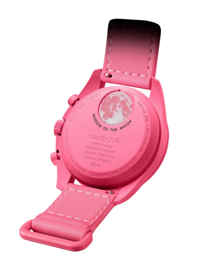 Swatch x Omega Moonswatch Mission to the Pink Moonphase