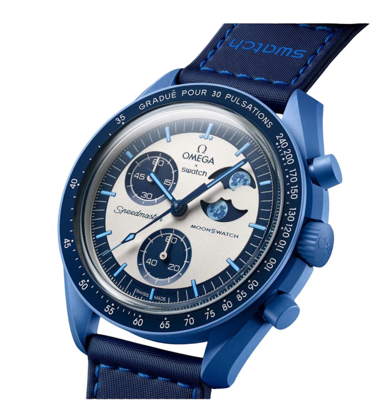 時計 Mission to The Super BlueMoon SO33N700 Swatch x Omega Moonswatch Mission To The Super Blue Moon